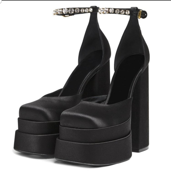 Amidugal Shoes - Aminugal Fashion Platform Chunky High Block Heels